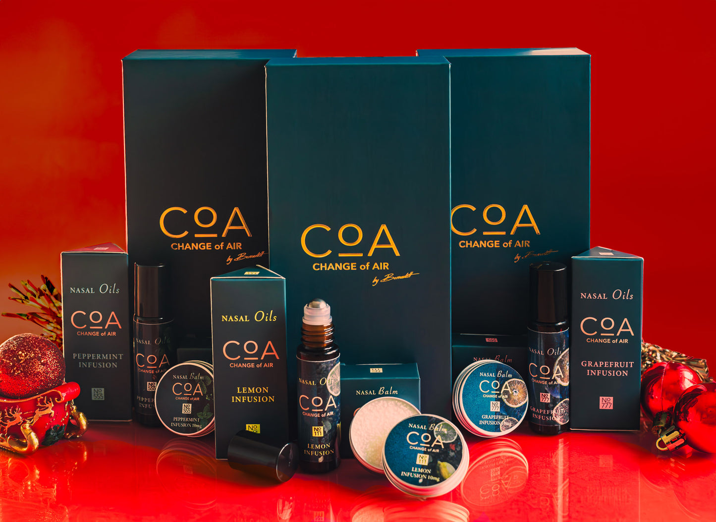 Lemon, Grapefruit, Peppermint Oil & Balm - Gift boxed package