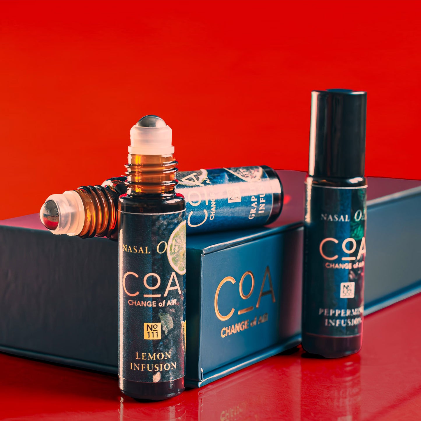 Lemon, Grapefruit & Peppermint Oil - Gift boxed package