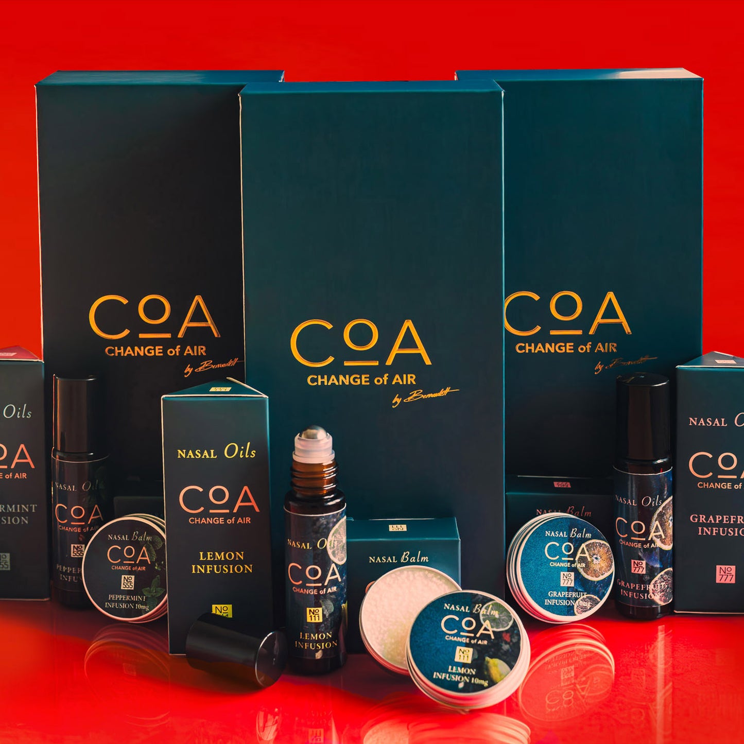 Lemon, Grapefruit, Peppermint Oil & Balm - Gift boxed package