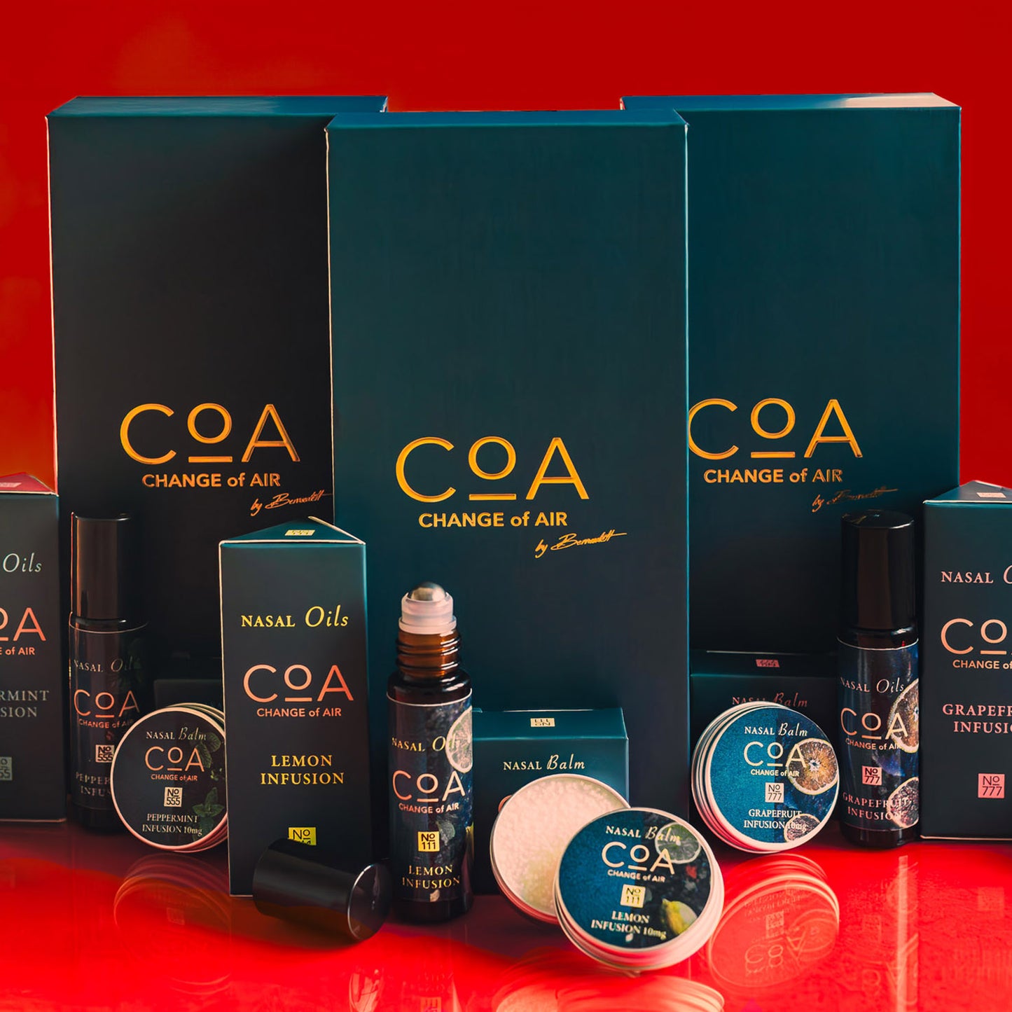 Lemon, Grapefruit, Peppermint Oil & Balm - Gift boxed package