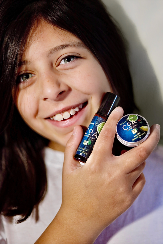 CoA balm and nasal spray for children